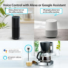iLuv Smart Wi-Fi Mini Plug Compatible with Alexa and Google Assistant, 2 Pack (SMPLUG2ULWH)-Through the iLuv Home app you can set up multiple schedules or timers for your connected devices