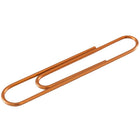 JAM Paper Coloured Jumbo Paper Clips, Large, Rose Gold, 75 Pack (21832059)-These Colourful paper clips are great for organzing papers and documents at home, school, or the office!
