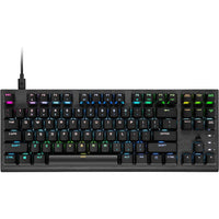 Corsair K60 Pro TKL RGB Tenkeyless Optical-Mechanical Gaming Keyboard - Black-Keyboard Type: Wired Gaming Keyboard