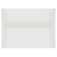 JAM Paper Enveloppes translucides A1, incolore, 50/paquet-Enveloppes en papier translucide clair