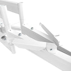 Kanto PDX650W Full Motion TV Wall Mount for 37-inch to 75-inch TVs, White-Accessible tilt mechanism provides a +15 Degree to -3 Degree tilt angle