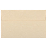 JAM Paper A10 Invitation Envelopes, 6 x 9.5, Parchment Brown Recycled, 100 Pack (52074g)-Brown