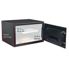SentrySafe Digital Security Safe - 1.2 Cu. Ft. - Black-Removable shelf to keep valuables organized