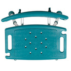 Flash Furniture HERCULES Series Adjustable Teal Bath & Shower Chair with Extra Large Back-Rubber Feet grips flooring