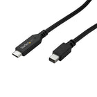 StarTech USB-C to Mini DisplayPort Cable, 6', Black (CDP2MDPMM6B)-Reduce clutter with a 1.8 m (6 ft.) all-in-one solution with a combined cable and adapter