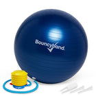 Bouncyband Balance Ball, 55cm, Blue-Non-roll away weighted balance ball offers a flexible chair for school and home