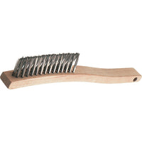 V-Groove Long Handle Scratch Brushes, Steel, NP245, 12 Pack-Steel