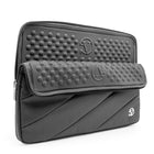Vangoddy Jam 15.6" Laptop Sleeve - Grey-Large front pocket blends in with design and looks great