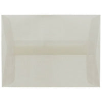 JAM Paper Enveloppes translucides A6, platine, 250/paquet-Enveloppes en papier translucide platine
