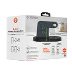 Hypergear 15W 3-in-1 Wireless Charging Dock for Phone, Watch & Wireless Headphones-Built-in Apple Watch Charger Mount