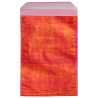 JAM Paper Foil Envelopes with Self Adhesive Closure, 5.25 x 8, Open End, Red Iridescent, 100 Pack (01323289B)-Red iridescent