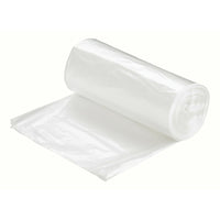Berry Plastics Polyethylene Regular Degradable Garbage Bag - 0.5mil - 22" x 24" Clear - 500 Pack-Colour: Clear
