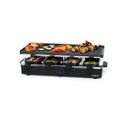 SALTON Party Grill & Raclette, 8 Person (PG1645)-Non-stick surface for grilling meats, fish and vegetables