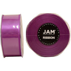 JAM Paper Double Faced Satin Ribbon, 1.5 Inch Wide x 25 Yards, Purple, 2 Pack (808SApu25g)-Perfect for gift wrapping, clothes, decorating or tying around gourmet bottles, jars and gift baskets