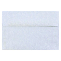 JAM Paper A8 Invitation Envelopes, 5.5 x 8.125, Parchment Blue Recycled, 100 Pack (10411g)-Blue
