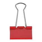 JAM Paper Binder Clips, Medium, 1.25"/32mm, Red, 30 Pack-Red Plastic