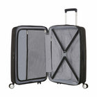 American Tourister 28.7" Curio Check-in Spinner Luggage - Expandable - Large - Bass Black-Integrated TSA-approved lock provides added security when checking in your luggage