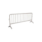 Zenith Safety Portable Barriers, Interlocking, 102" L x 40" H, Silver-Colour: Silver
