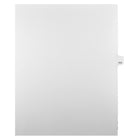 Mark Maker Legal Tabs - Letter Size - White - 1/25th cut - 25 tabs per package - 5 packages Pack - Number 111-White Single Tabs