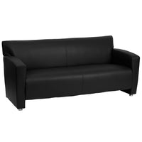Flash Furniture HERCULES Majesty Series Black LeatherSoft Sofa-Contemporary Style