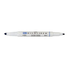 Zebra Mildliner Double Ended Pen-Style Highlighter - Mild Dark Blue-Mild water resistant ink is translucent and excellent for layering