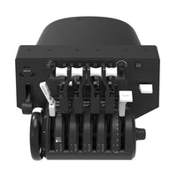 Honeycomb PC Bravo Throttle Quadrant-It features multiple cockpit components including autopilot, annunciator panel, gear & flaps lever as well as a trim wheel