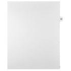 Mark Maker Legal Tabs - Letter Size - White - 1/15th cut - 25 tabs per package - 5 packages Pack - Number 109-White Single Tabs