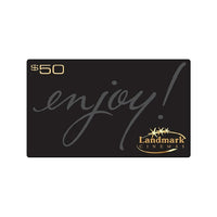 Landmark Cinemas $50 Gift Card-Air Miles cannot be collected on Gift Card purchases.