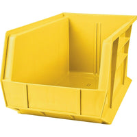 Kleton - Bac Empilable & À Suspendre, 8-1/4po La, 7po H X 14-3/4po P, Jaune, paquet de 12-Capacité 60 lb