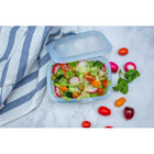 Minimal Silicone Food Storage Container - Clear - 460ml - Set of 2-Material: Food grade silicone