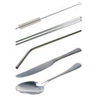 Link Products 7-Piece Dinnerware Set in Carrying Case-Chopstick, knife, and fork 