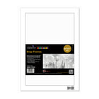 SECO Snap Poster Frame Case - 8.5" x 11" - White-Quick snap spring hinged front load frame makes it quick and easy to switch posters and pictures