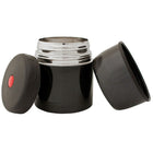 Geo Stainless Steel Vacuum Flasks, 470mL, Black, 2 Pack-Stainless steel vacuum flask