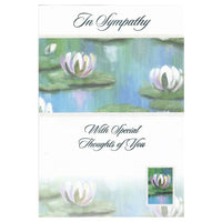 Rosedale 5-1/2" x 8" In Sympathy With Special Thoughts Of You Greeting Cards And Envelopes, 12 Pack (17514)-Printed on premium uncoated card stock
