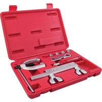 Gray Tools 8 Piece I.S.O. Metric, Bubble Flaring Tool Set, With 4 Dies-Contains: 4 Dies: 4.75, 6.0, 8.0 & 10.0mm (O.D. Tube Dia.), Yoke & bar Assembly, Reamer and Wrench.