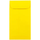 JAM Paper #7 Coin Envelopes, 3 1/2 x 6 1/2, Brite Hue Yellow, 500 Pack-Coin Envelopes