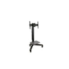 Ergotron 24-190-085 Neo-Flex Mobile MediaCenter Low Definition (LD) TV Cart, Black-Black, rugged plastic-composite