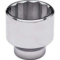 Gray Tools 1-3/4" X 1" Drive 12 Point, Standard Length, Chrome Finish Socket-Size: 1 3/4"