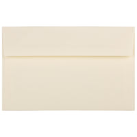 JAM Paper A10 Invitation Envelopes, 6 x 9.5, Strathmore Ivory Wove, 1000 Pack (900849930B)-Ivory