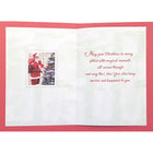 Rosedale "Merry Christmas" Santa Greeting Cards with Envelopes - 5-1/2" x 8" - 12 Pack-External Message: Merry Christmas