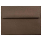 JAM Paper A7 Invitation Envelopes, 5.25 x 7.25, Chocolate Brown Recycled, 100 Pack (233711g)-Chocolate brown