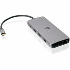 IOGEAR - Station d'accueil compacte Pocket Dock Pro USB-C Triple HD avec PD 3.0-Triple sorties vidéo disponibles via 2 x HDMI et 1 x DisplayPort