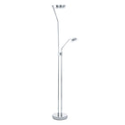 Eglo Sarrione LED Dimmer Switch Floor Lamp - 71" - Chrome-Floor Lamp