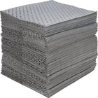 Zenith Safety Fine Fibre Sorbent Pads - Industrial Grade, Universal, 15" x 17", 40 Gal. Absorbancy, 100 /Pack - 100 Pack-Absorbency/Pkg. 40 gal.