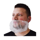 Globe Beard Net - Poly White - 10 Packs of 100-Cost effective, latex-free, durable, reusable & lightweight