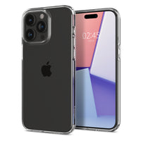 Spigen Crystal Flex for iPhone 15 Pro - Crystal Clear-Slim clear protection stays pocket and grip-friendly