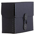 JAM Paper Kraft Chipboard Portfolio, Button and String Tie Closure, Small Wide, 4.25 x 6.25 x 2, Black Kraft, 2 Pack (3536844g)-Material: Chipboard