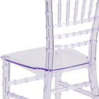 Flash Furniture Kids Crystal Transparent Chiavari Chair-Lightweight Design