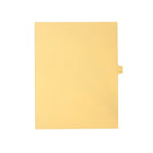 Mark Maker Legal Exhibit Index Tab Buff Single Tabs, 1/26h Cut, Letter Size, No Holes, Letter L, 25 Pack-Buff Single Tabs, 1/26th Cut