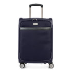 Bugatti Nashville 21.5" Hybrid Hardside/Softside Spinner Carry-on Luggage - Navy-Black/ Hybrid (Polyester and Polypropylene)
